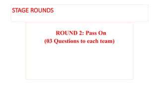 Round 3 Questions Quiz Rules for different quiz competition | PPTX