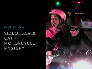 Dan Schneider: Quiz! “Sam & Cat”, Episode - Motorcycle Mystery by Schneider's Bakery Slide 9