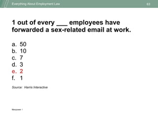 The Great Employment Law Quiz Show