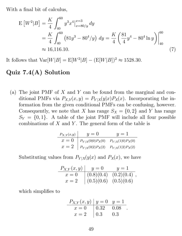 Probability and stochastic processes 3rd edition quiz solutions pdf