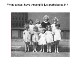 What contest have these girls just participated in? 
