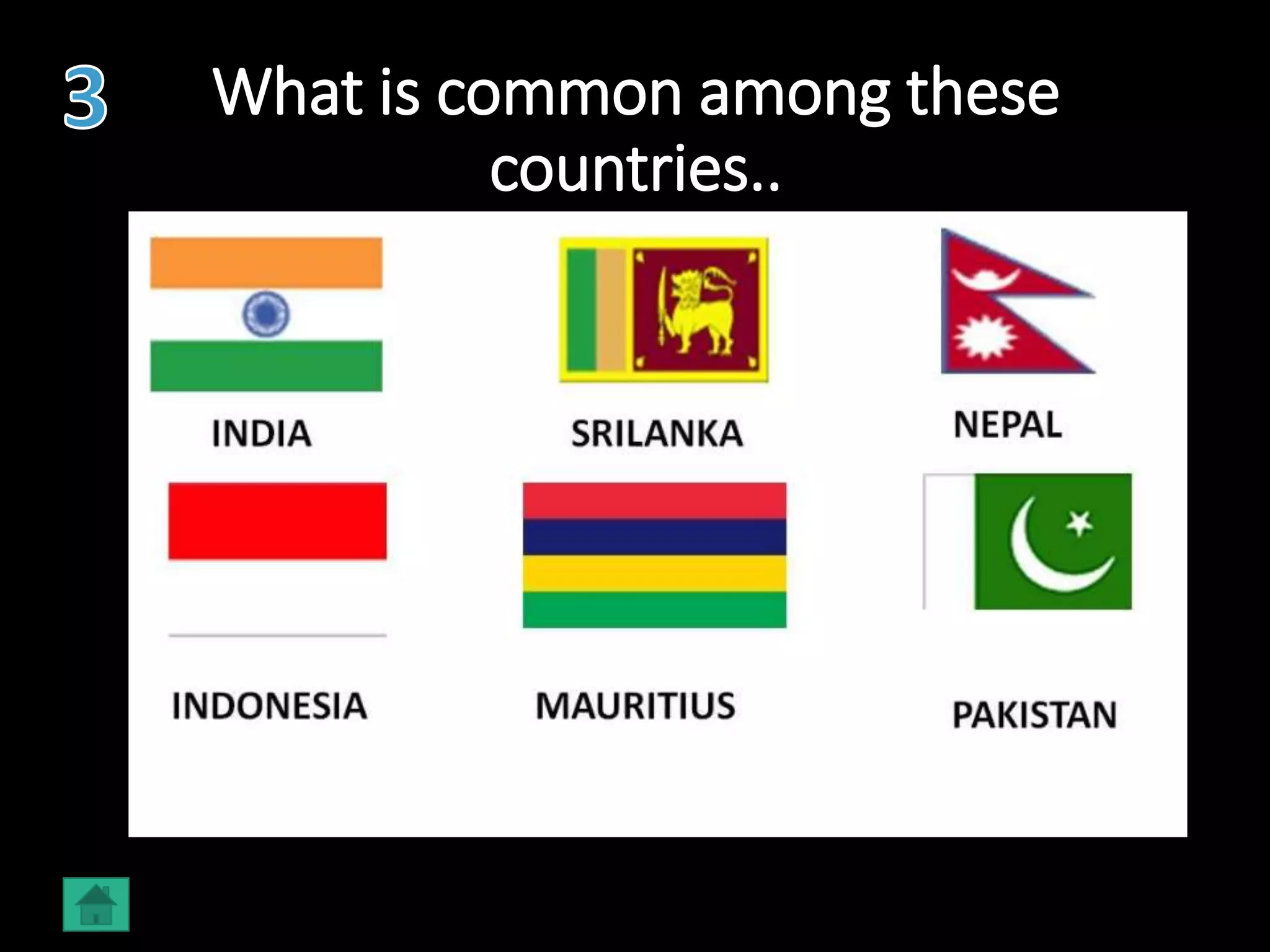 What is common among these
countries..
 