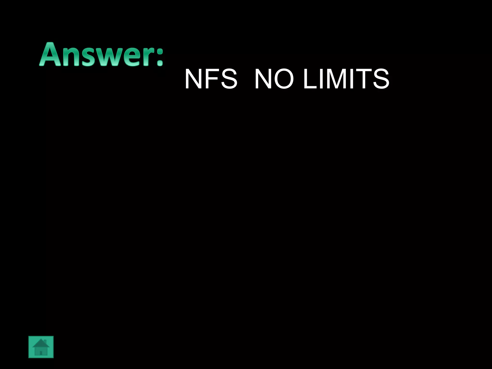 NFS NO LIMITS
 