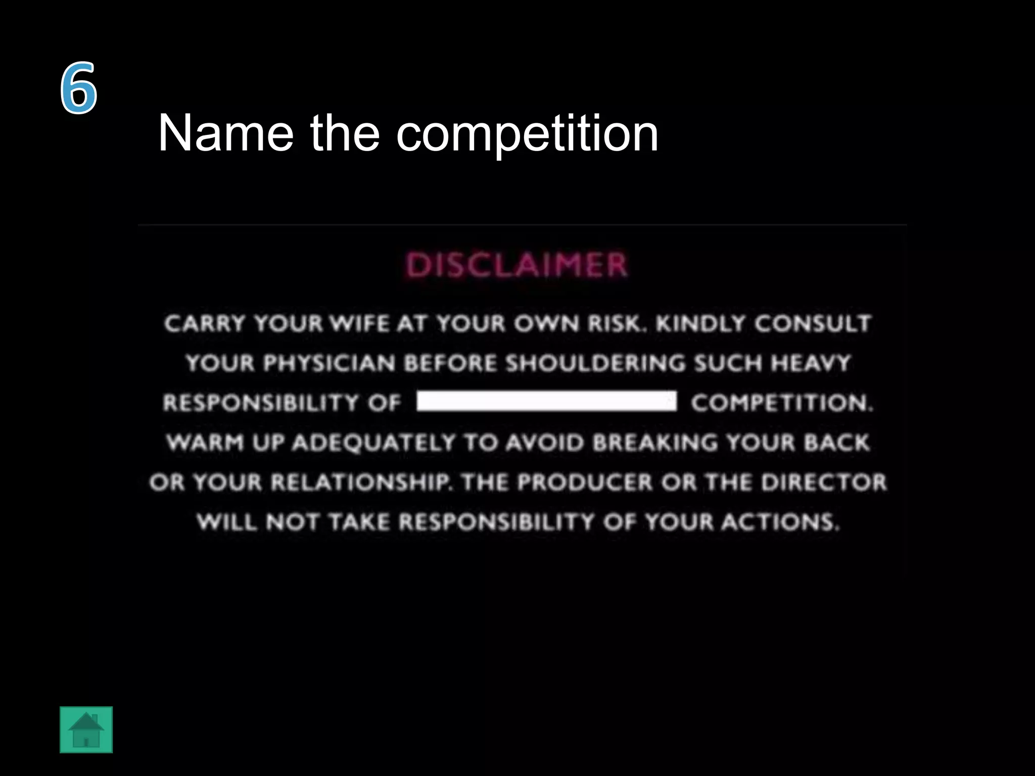 Name the competition
 