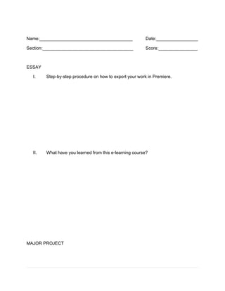 Quizzes