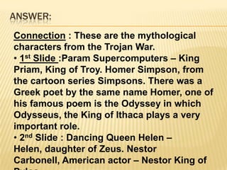 The Marking Scheme : 1st Slide : +6, -5.