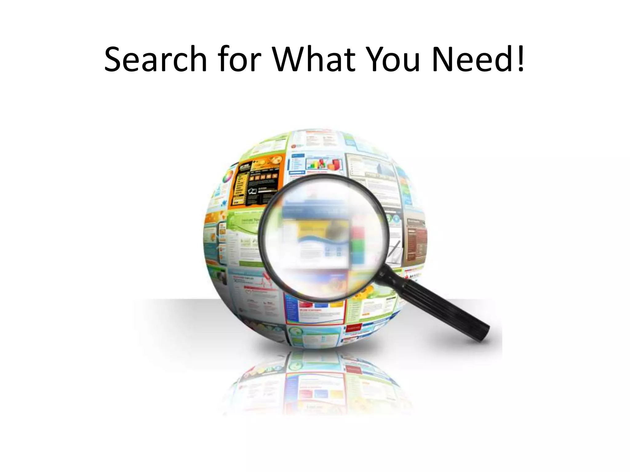 Search for What You Need!

 