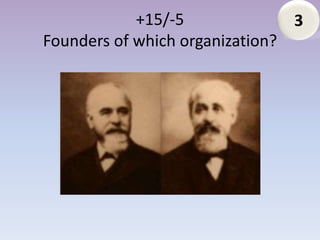 +15/-5              3
Founders of which organization?
 