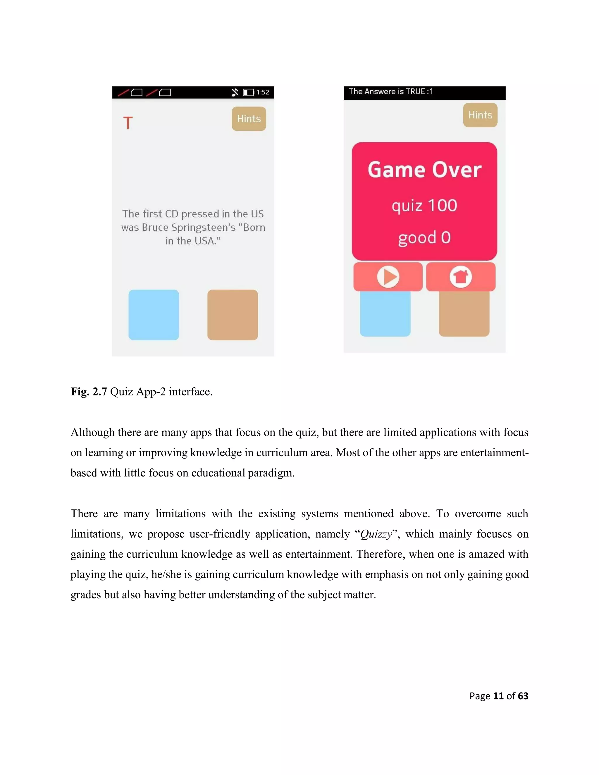 online quiz application project presentation | PDF