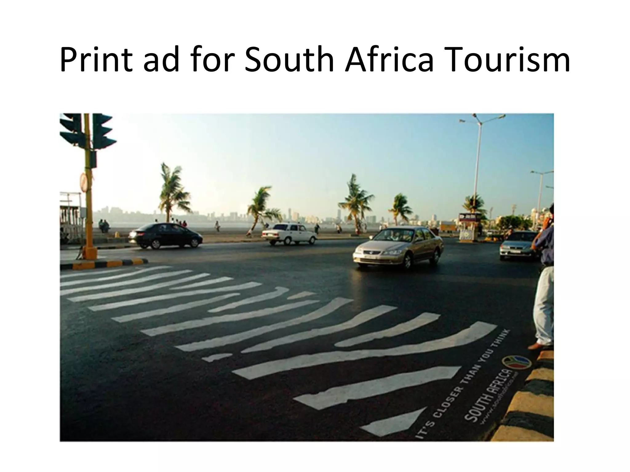Print ad for South Africa Tourism 