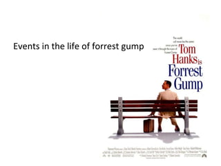 Events in the life of forrest gump 