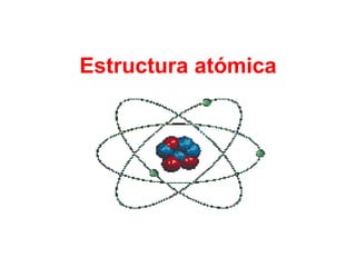 Estructura atómica
 
