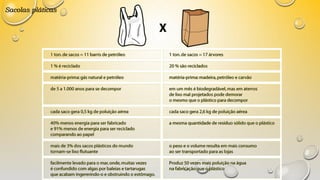 Sacolas pláticas
 