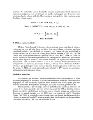 QuíMica   Explosivos   Apostila