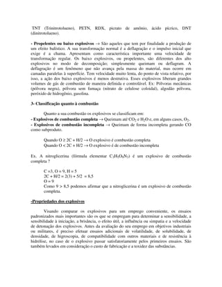 QuíMica   Explosivos   Apostila