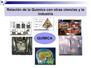 Relación de la Química con otras ciencias y la industria QUÍMICA 