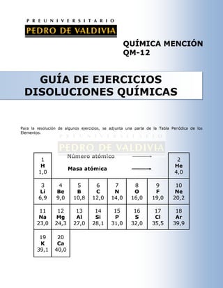 PDV: Quimica mencion Guía N°12 [4° Medio] (2012)