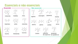 Essenciais e não essenciais
 