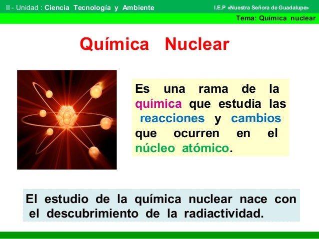 Química nuclear