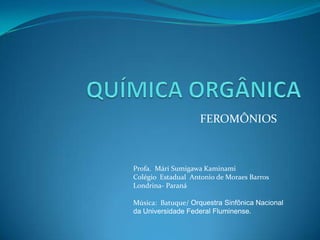 FEROMÔNIOS



Profa. Mári Sumigawa Kaminami
Colégio Estadual Antonio de Moraes Barros
Londrina- Paraná

Música: Batuque/ Orquestra Sinfônica Nacional
da Universidade Federal Fluminense.
 