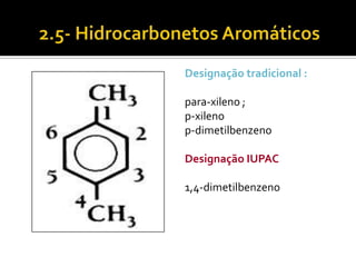 Designação tradicional :

para-xileno ;
p-xileno
p-dimetilbenzeno

Designação IUPAC

1,4-dimetilbenzeno
 