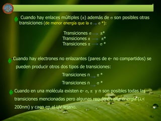 Química de Productos Naturales: UV-vis_UTMACH | PPTX