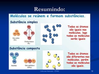 Resumindo:
Ciências Naturais - ICRM 12
 