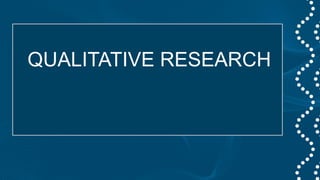 Comprehensive Overview of Quantitative Research Methods and ...