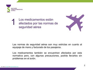Qué necesitas saber si vas a viajar con medicamentos