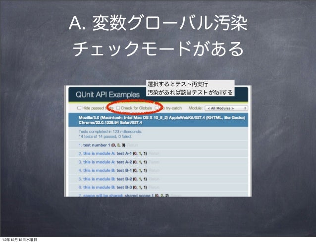 Qunit再入門 Version 1 10 0 編 Qunit再入門 Version 1 10 0 編