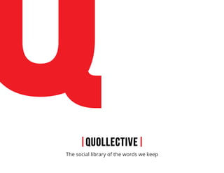 The social library of the words we keep
 