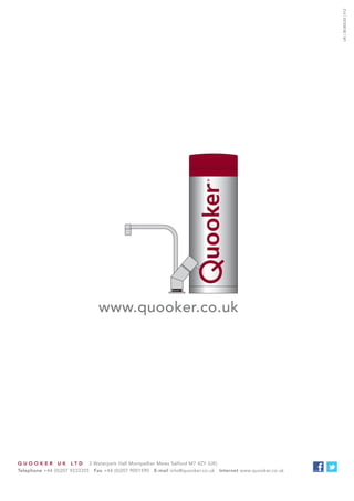 Quooker 2016 kitchen brochure | PDF