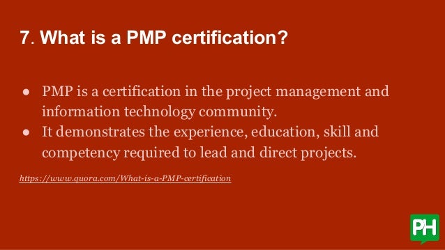 what is a pmp