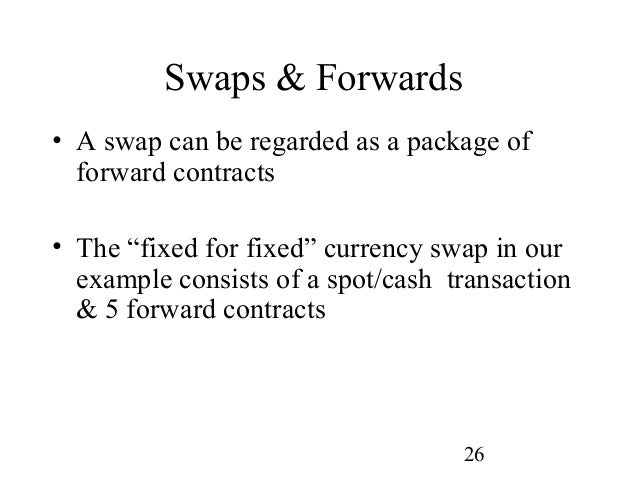 Forex swap derivative