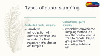 Quota and snowball | PPTX | Science