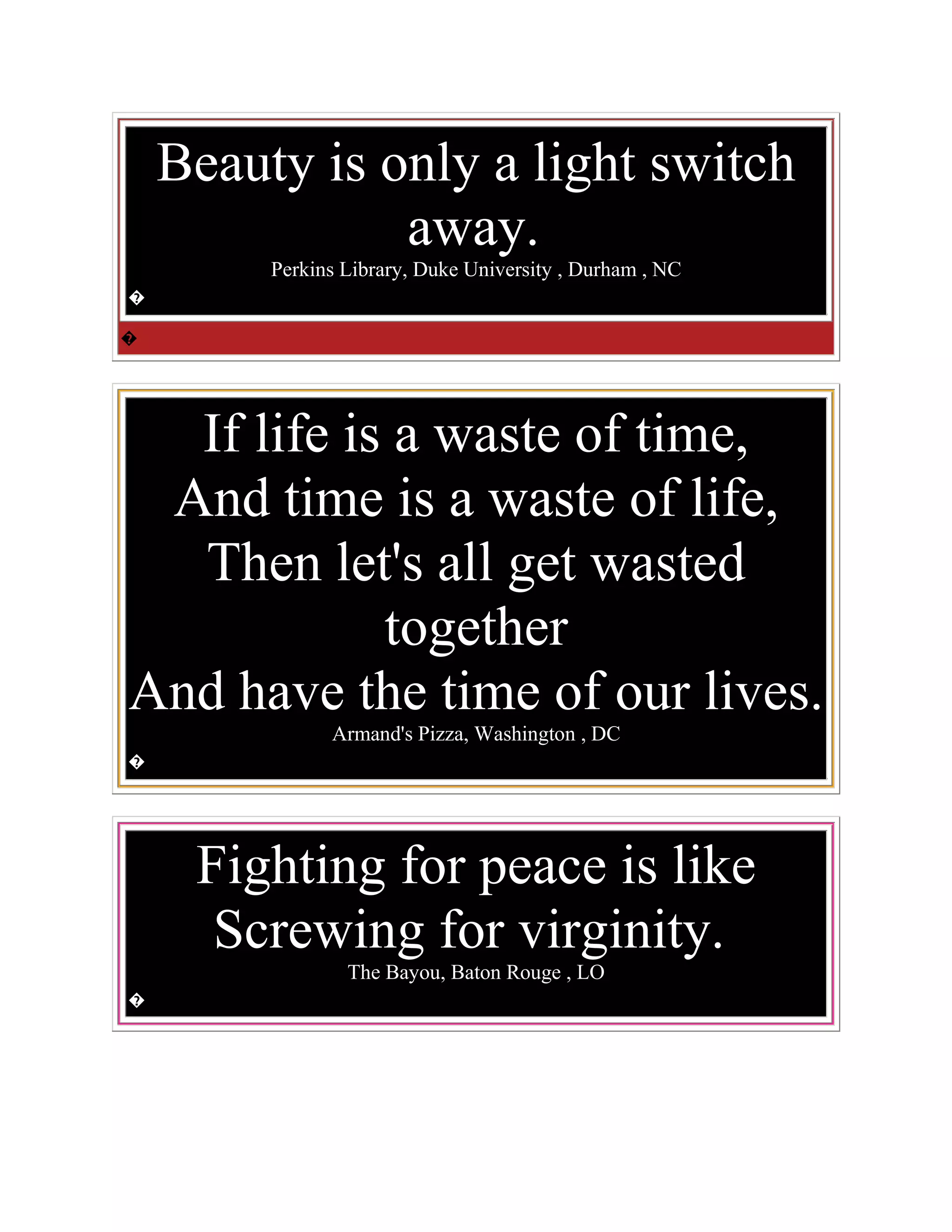 Quotable quotes he he he | PDF