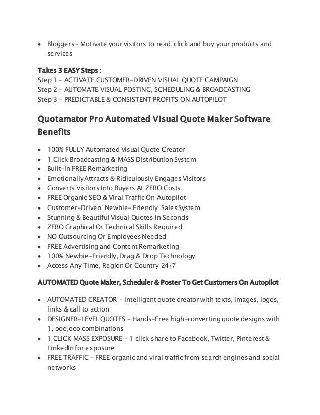 Free Quote Maker Extraordinary Quotamatorproautomatedvisualquotemaker Software12638Cb1508159042 Free Quote Maker Inspiration Quotamatorproautomatedvisualquotemaker Software12638Cb1508159042