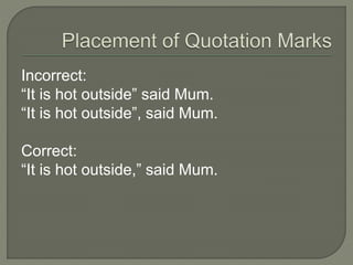 Quotation Marks | PPT