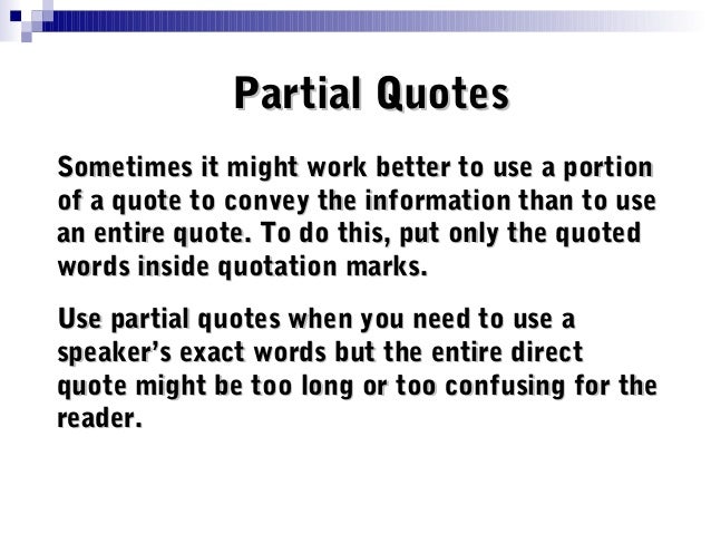quotations quote inside a quote