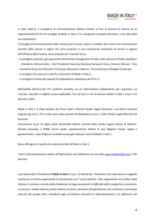 Quotazione SeSa S.p.A.