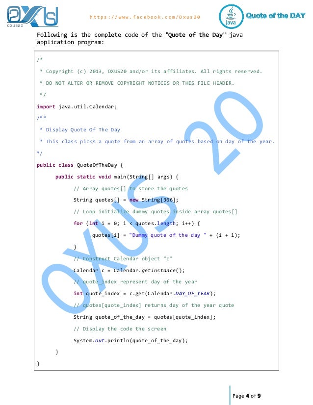 Pattern Java Quote Java Quote Of The Day Tutorial Step By Step | java quote of the day tutorial step by step Pattern Java Quote Java Quote Of The Day Tutorial Step By Step | java quote of the day tutorial step by step