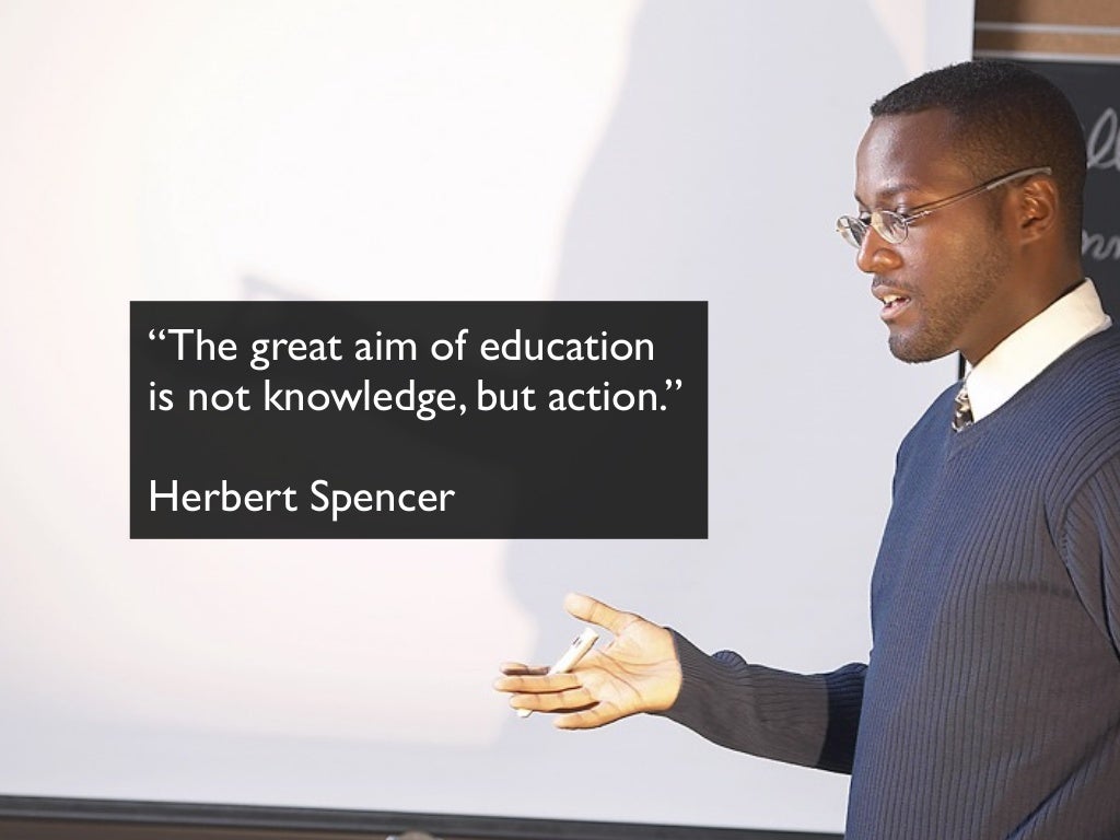  The Great Aim Of Education