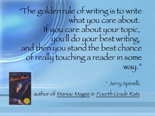 Quotes From Authors on Writing