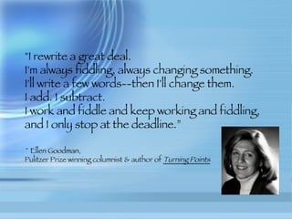 Quotes From Authors on Writing