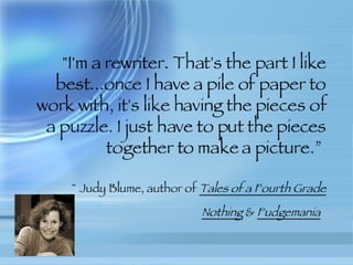 Quotes From Authors on Writing