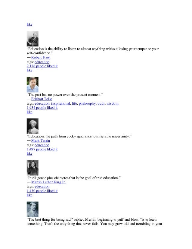 Quotes about education