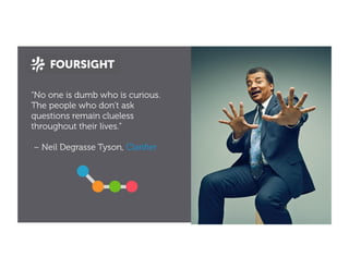 “No one is dumb who is curious.
The people who don’t ask
questions remain clueless
throughout their lives.”
– Neil Degrasse Tyson, Clariﬁer (?)
 