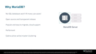 How Quotient uses MariaDB to help customers save money