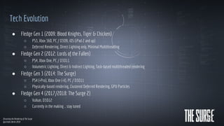 Fledge Rendering Dissecting the Rendering of The Surge | PDF