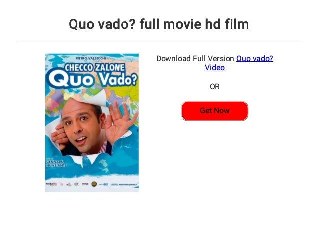 SCARICA QUO VADO FILM COMPLETO DA